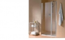 Atea drzwi prysznicowe otwierane z polem stałym prawe 85 chrom/szkło 