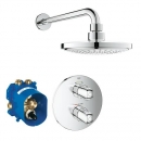 Grohe Grotherm 1000 New zestaw natryskowy termostatyczny podtynkowy kompletny